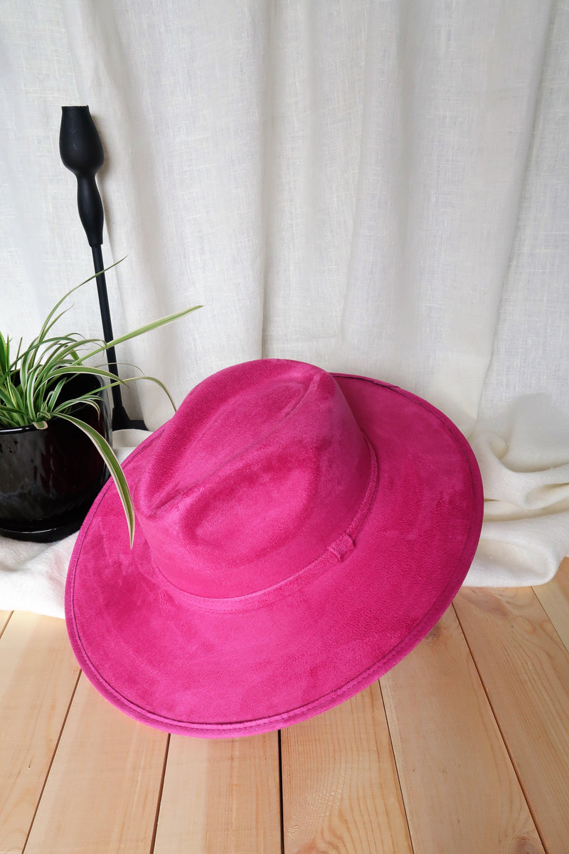 Hot Pink Flat Brim